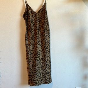 Animal print dress